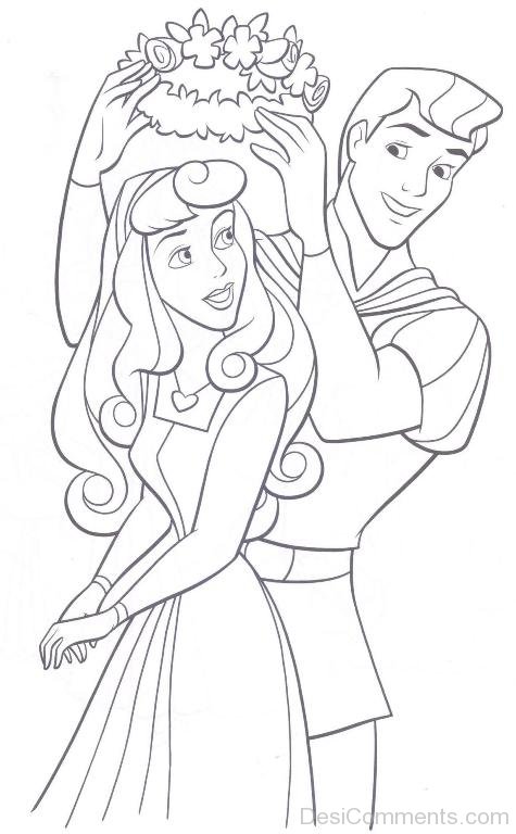 475x768 Sketch Of Prince Philip And Princess Aurora - Prince And Princess Sketch