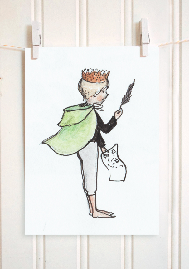 606x862 In Search Of The Stolen Prince Sketch - Prince Sketch