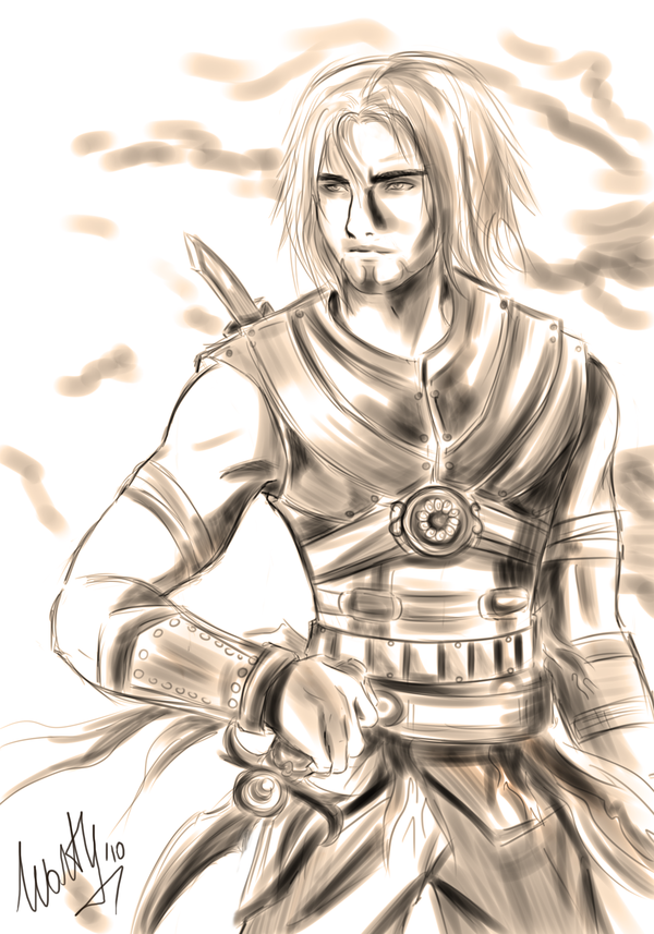 600x857 Prince Of Persia - Prince Sketch