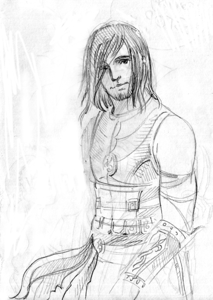 725x1024 Prince Of Persia Sketch By Tatianaonegina - Prince Sketch