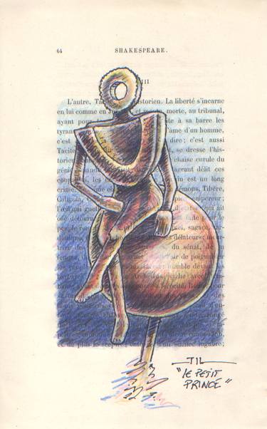 375x602 Saatchi Art Le Petit Prince, Sketch Of Sculpture Drawing By - Prince Sketch