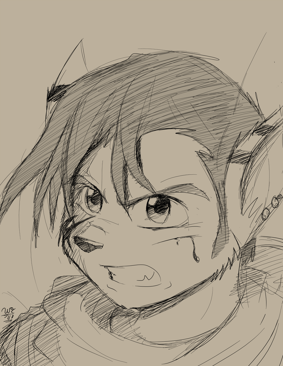 989x1280 The Prince - Prince Sketch