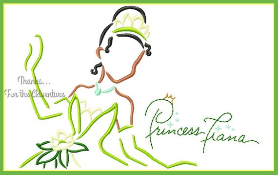 570x358 Princess Tiana From The Princess And The Frog Autograph Sketch Etsy - Princess And The Frog Sketch