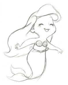236x295 I Want To Sketch This She Is My Favorite Princess I Am Going To - Princess Ariel Sketch