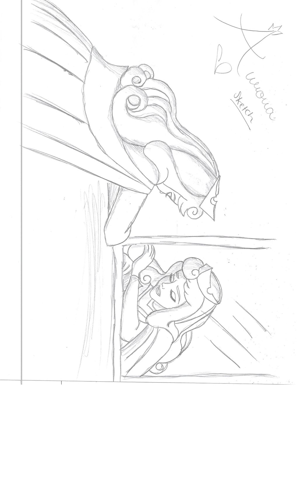 1024x1687 Princess Aurora Sketch Drawing By Julietcapulet432 - Princess Aurora Sketch