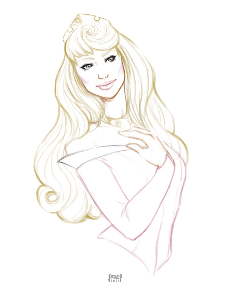 785x1018 Princess Aurora Sketch By Jaisamp - Princess Aurora Sketch
