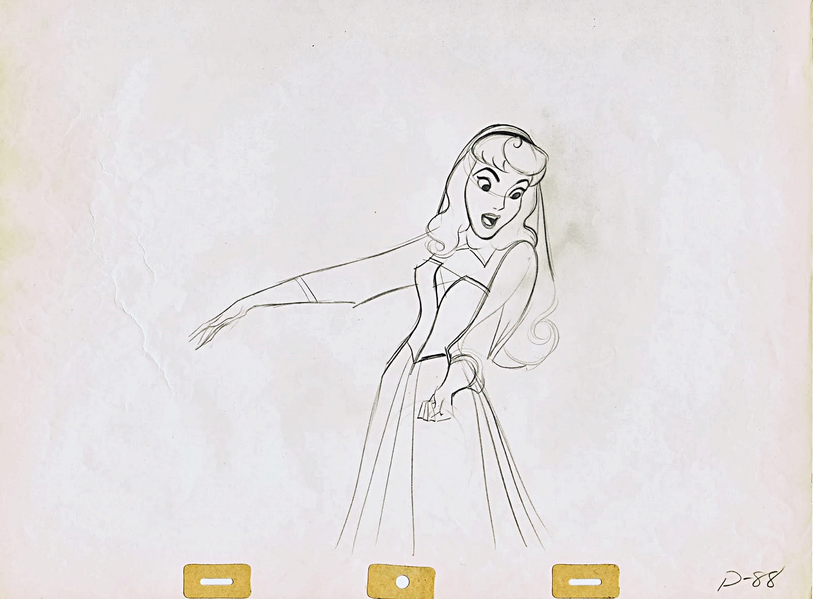 1600x1179 Personajes De Walt Disney Walt Disney Sketches - Princess Aurora Sketch