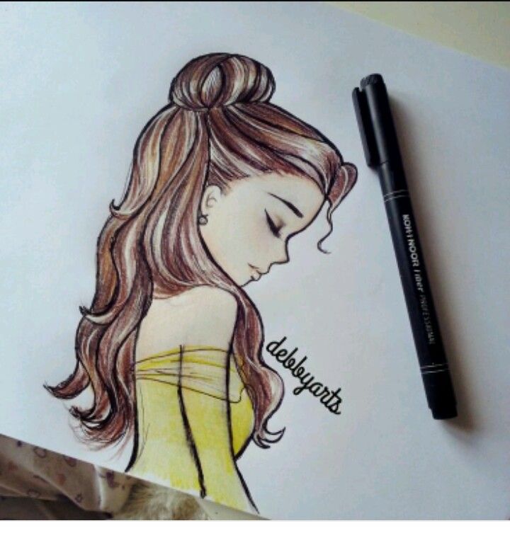 720x760 Belle Drawing Bilder In 2018 Draw, Art And Belle - Princess Belle Sketch
