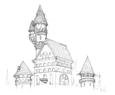 400x332 Emg Zine - Princess Castle Sketch