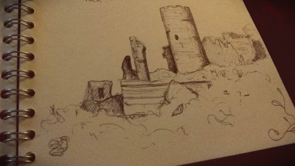 1024x576 Every Castle Needs A Princess - Princess Castle Sketch