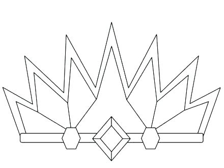 440x330 Princess Crown Coloring Pages Tiara - Princess Crown Sketch