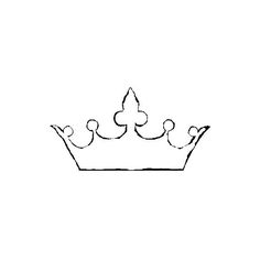 236x236 The 37 Best Princess Outline Tattoo Images Crown - Princess Crown Sketch