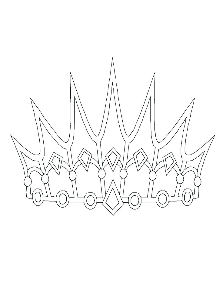736x952 Coloring Tiara Coloring - Princess Crown Sketch