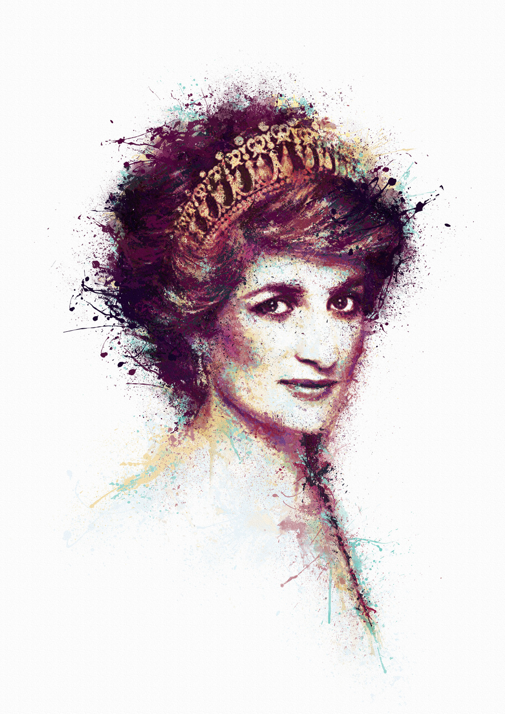 1000x1414 Princess Diana - Princess Diana Sketch