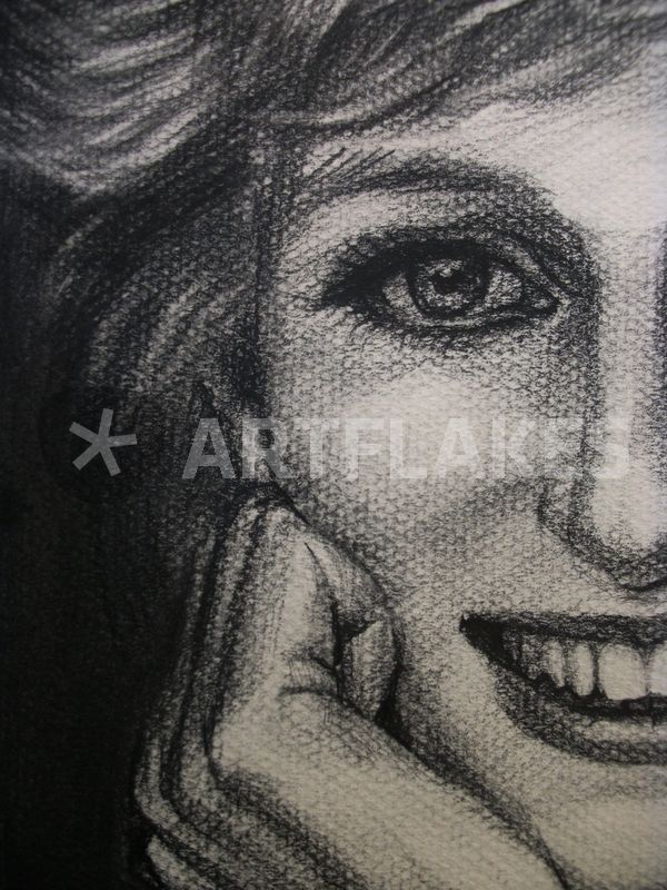 600x800 Diana Drawing Art Prints And Posters By Lyubov Rasic - Princess Diana Sketch