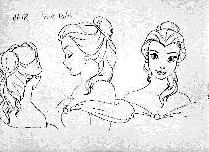421x306 Drawn Princess Character Sketch - Princess Disney Sketch