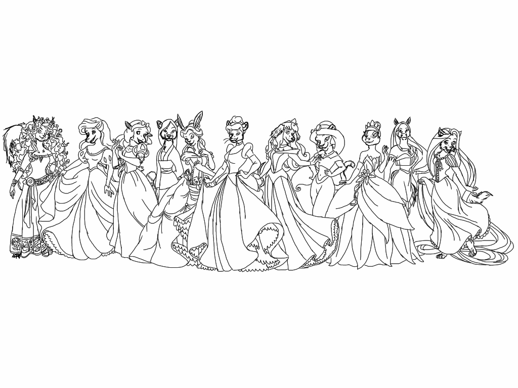 1024x768 More Anthropomorphed Disney Princesses! Disney Princess Know - Princess Disney Sketch