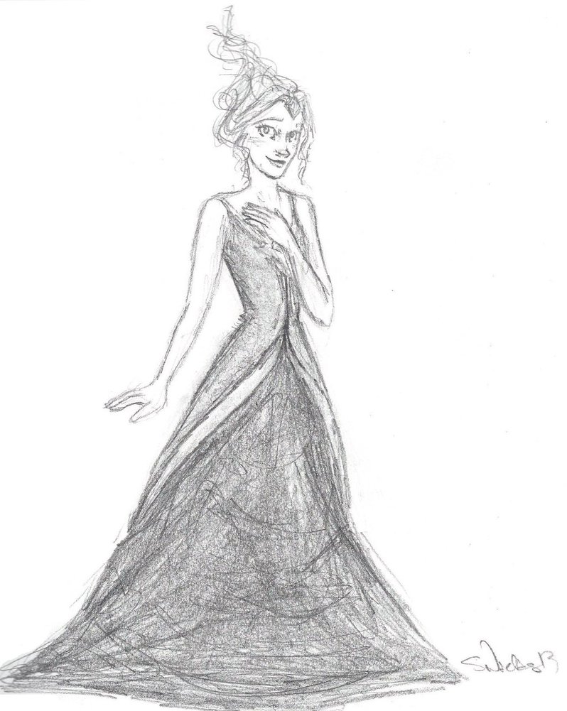 798x1001 Princess Dress Sketches Images Free Download - Princess Dress Sketch
