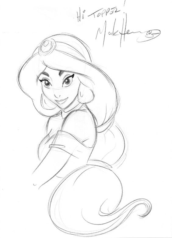 565x778 Jasmine To Make Drawings, Disney Drawings - Princess Jasmine Sketch