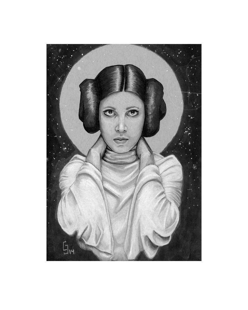 800x1000 Princess Leia - Princess Leia Sketch