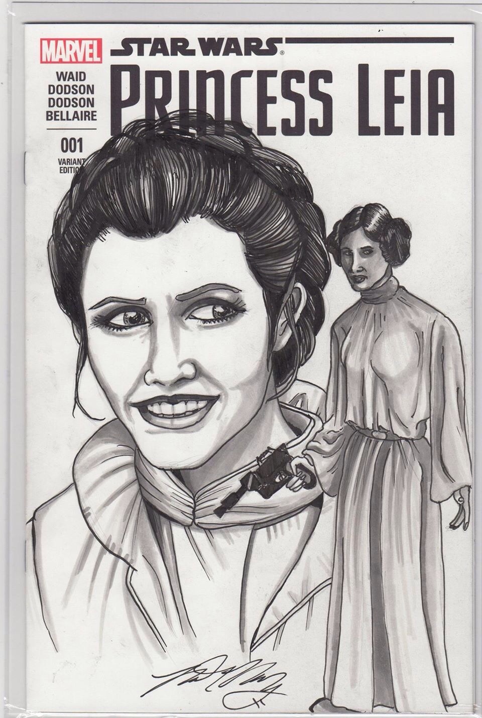 960x1430 Princess Leia Sketch Cover - Princess Leia Sketch