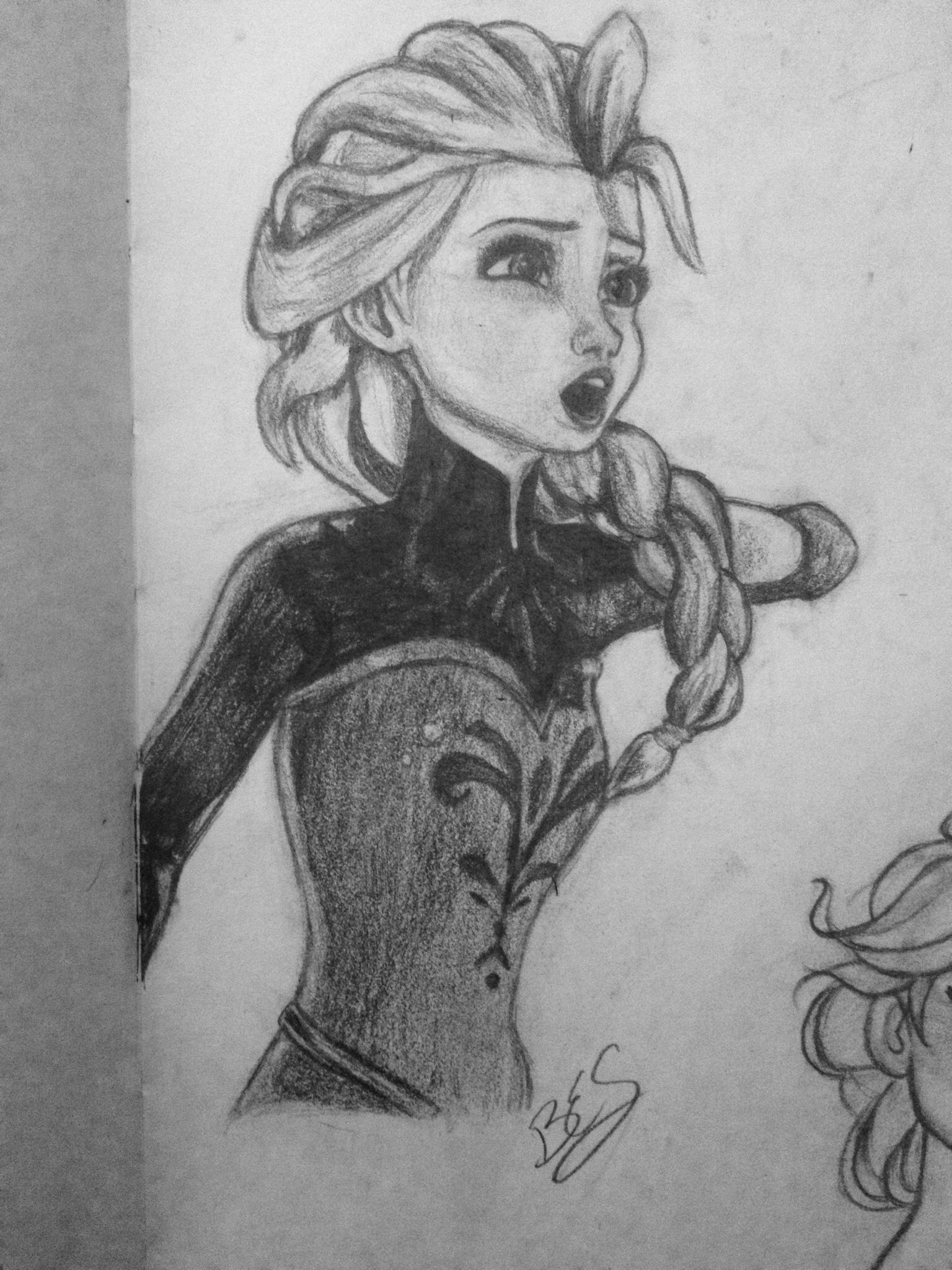 Princess Pencil Sketch at Explore collection of