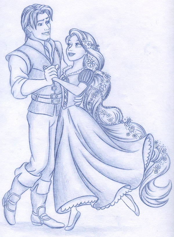 600x819 Disney Princess New Redesign - Princess Sketch