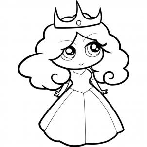 302x302 How To Draw How To Draw A Princess For Kids - Princess Sketch Easy