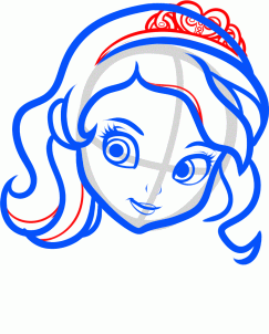 243x302 How To Draw How To Draw Sofia The First - Princess Sofia Sketch