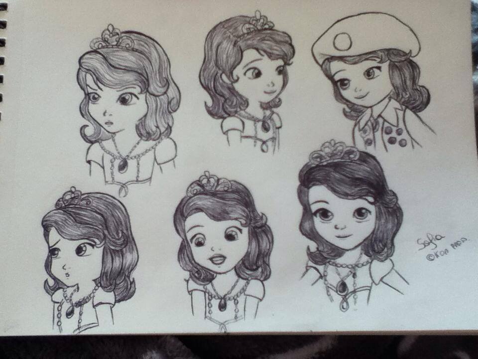 960x720 Princess Sofia Sketch By Koaproduction - Princess Sofia Sketch