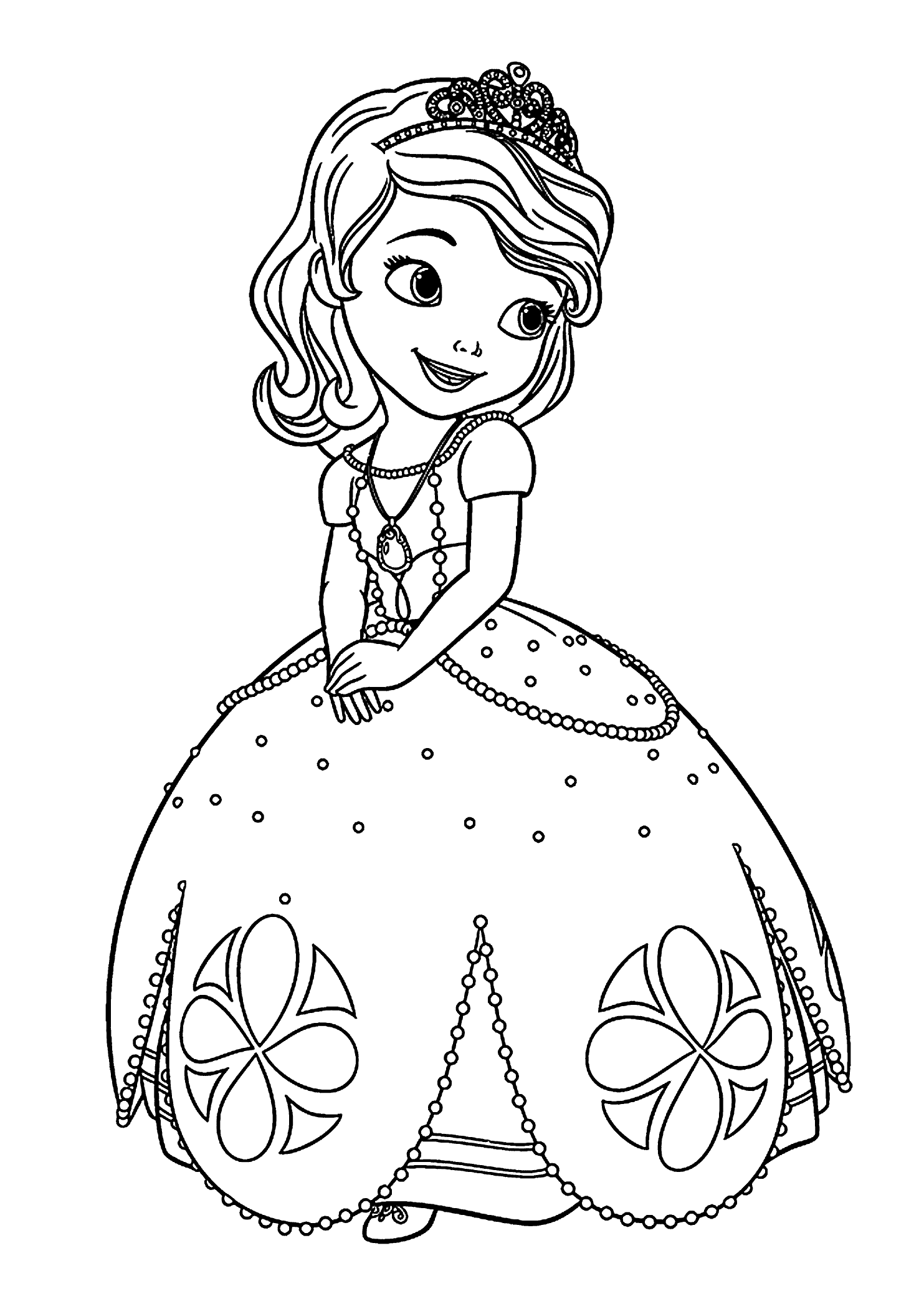 1483x2079 Sofia Sketch - Princess Sofia Sketch