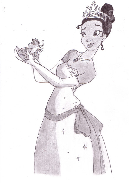 438x623 Princess Tiana By Perfectpureblood - Princess Tiana Sketch