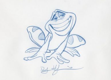 387x278 The Princess And The Frog 70 Original Concept Art Collection - Princess Tiana Sketch