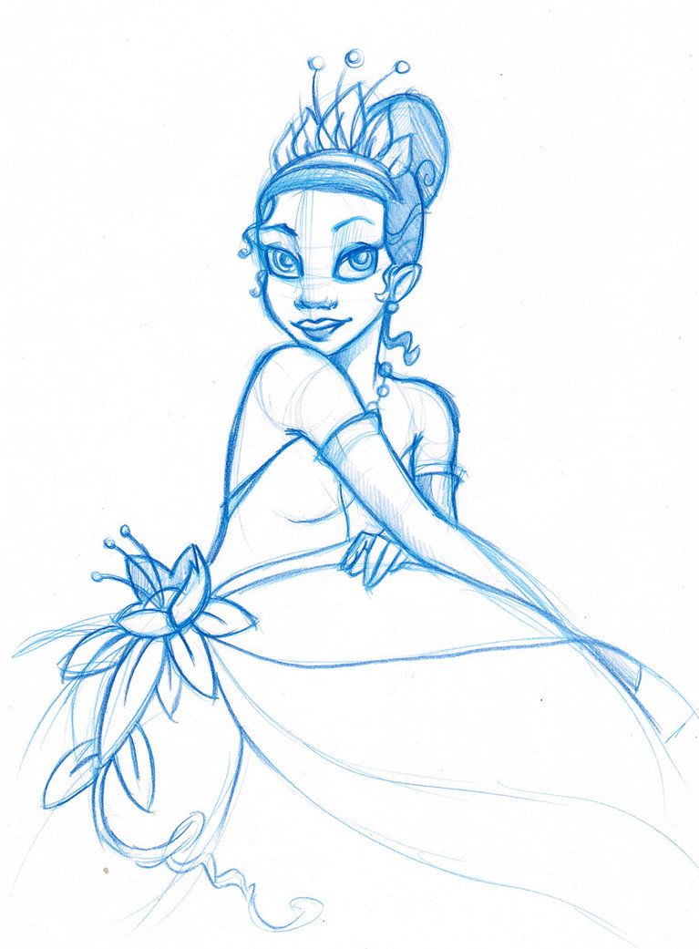 767x1041 Tiana Sketch Disney The Princess Amp The Frog Tiana - Princess Tiana Sketch