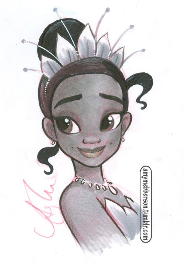 Princess Tiana Sketch at Explore collection of