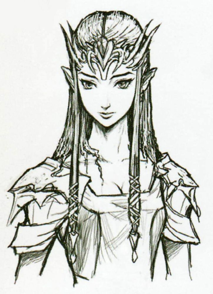 723x999 The Legend Of Zelda Twilight Princess Daily Nintendo Concept Art - Princess Zelda Sketch