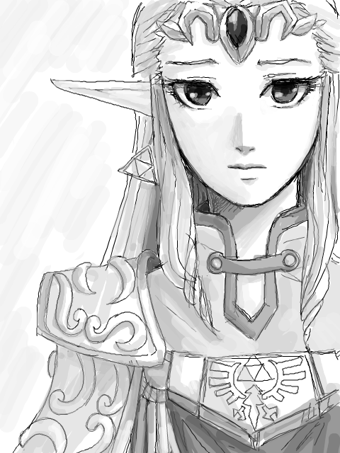 480x640 Zelda Sketches Princess Zelda, Gaming And - Princess Zelda Sketch