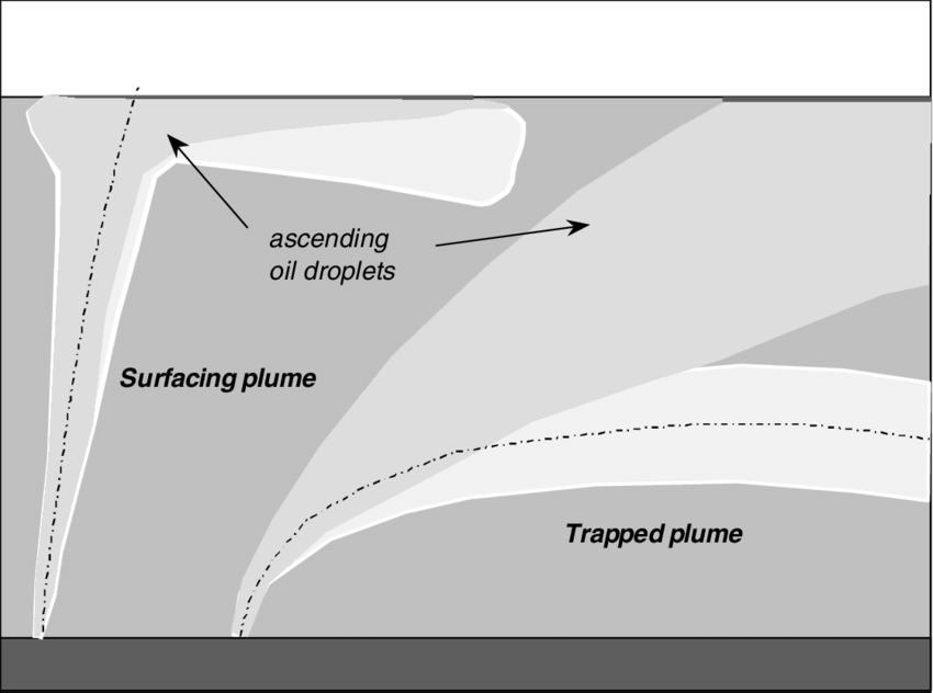 850x632 Principal Sketch Of Two Possible Results From The Plume Model And - Principal Sketch