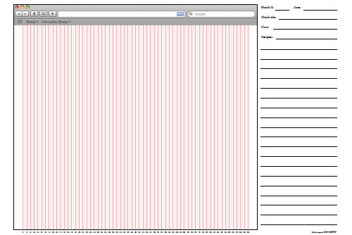 500x334 Website Wireframe Template Pdf Free Printable Sketching - Printable Sketch Paper