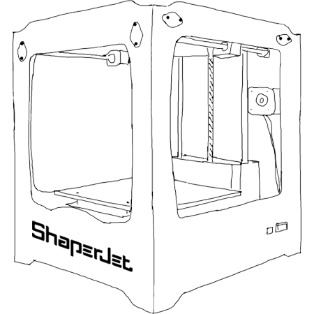 450x450 Shaperjet 3d Printer Delhi 3d Printing Services Delhi Atal - Printer Sketch