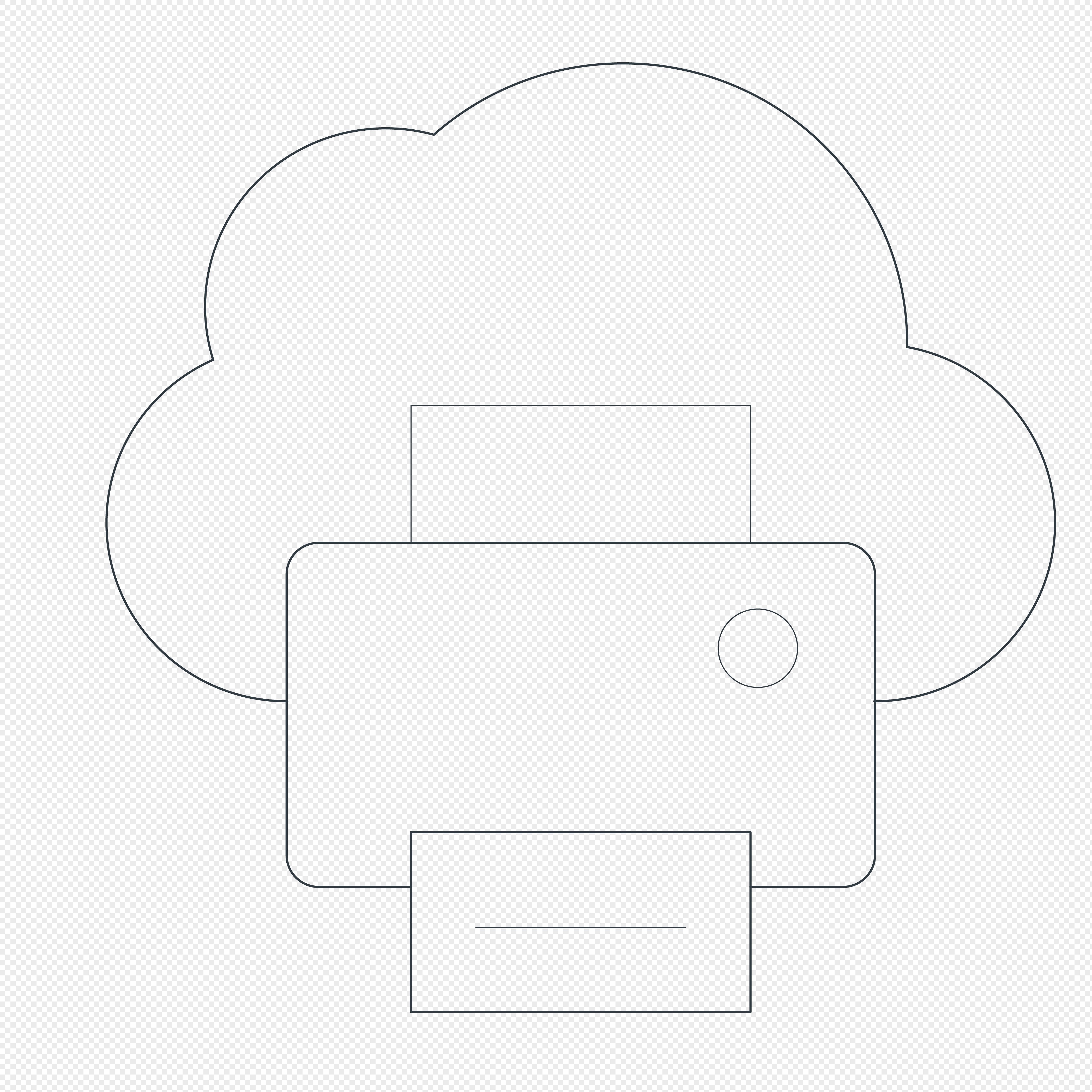 4187x4187 Sketch Printer Png Image Picture Free Download 400597174 - Printer Sketch