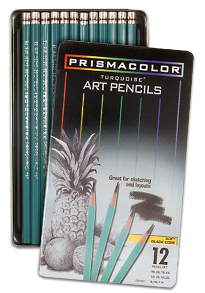 419x600 Prismacolor Turquoise Pencil Sets - Prismacolor Sketch