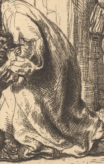 405x640 Rembrandt, (Detail) The Return Of The Prodigal Son, 1636 Art - Prodigal Son Sketch
