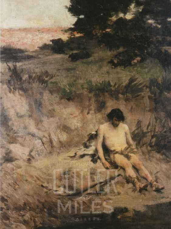 563x751 Sketch For The Prodigal Son By Emile Friant Art Reproduction From - Prodigal Son Sketch