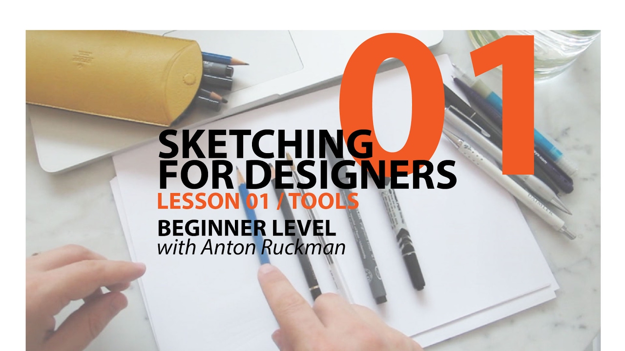 1280x720 How To Draw . Sketching For Product Designers Tutorial. Tools - Product Sketching Tutorial