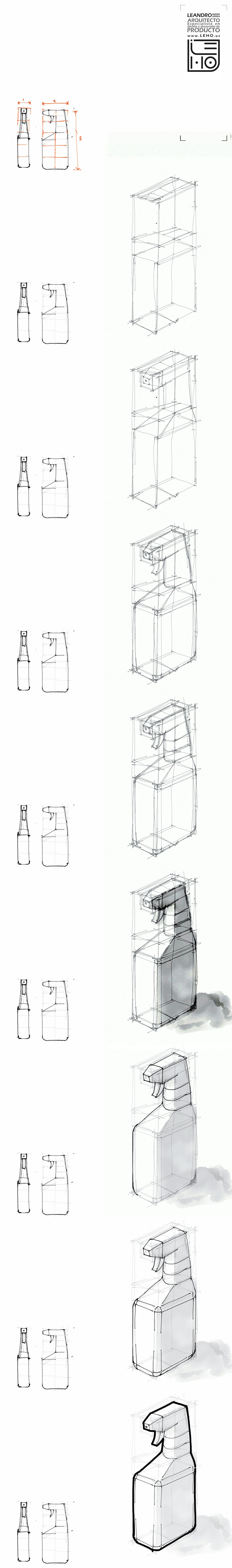 800x5400 Tutorial Rapido De Bocetacion. Botella Bottle Sketch Sketch - Product Sketching Tutorial