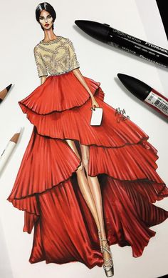 236x389 The 1791 Best Fashion Sketches Images In 2018 - Professional Fashion Sketches