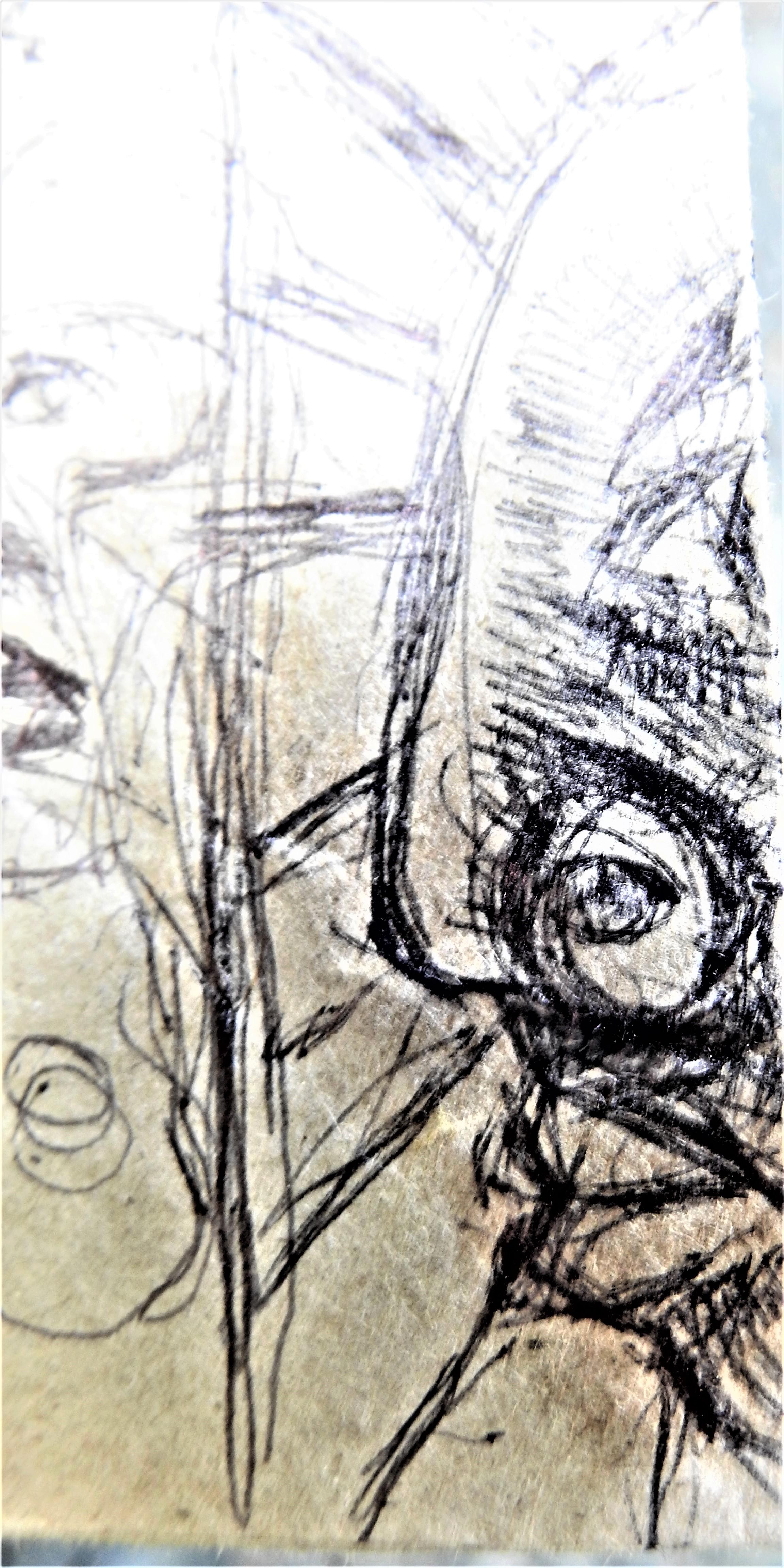 2304x4608 Man In Profile Sketch Doodles - Profile Sketch