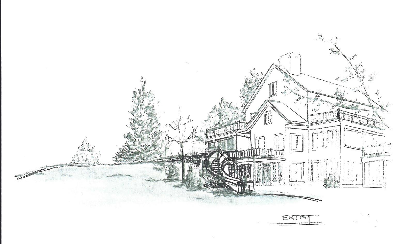 1587x945 Project Sketch By Mary Ellen Easterday Construction - Project Sketch