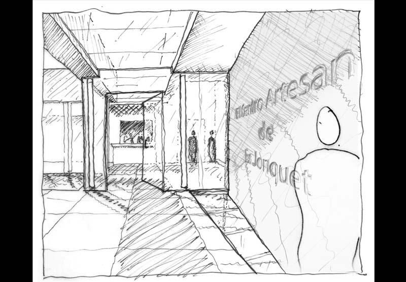 800x555 Thesis Project Sketches Russell Rice Architect - Project Sketch